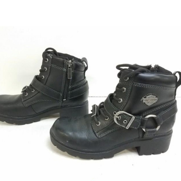 Harley-Davidson Shoes - Harley Davidson Riding Boots Black Size 6.5